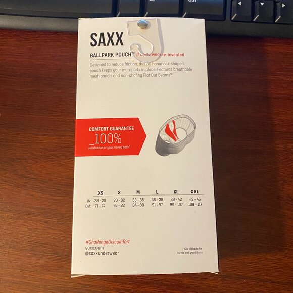 SAXX ULTRA Boxer Briefs with Fly “Budweiser Placement Stripe" - Picture 4 of 4